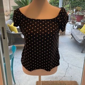 Shein  polka dot blouse